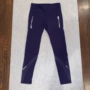 Lululemon Running Pant Size 4 Dark Blue